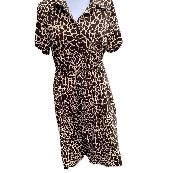 En Focus studio animal print dress size 10. - Picture 7 of 14